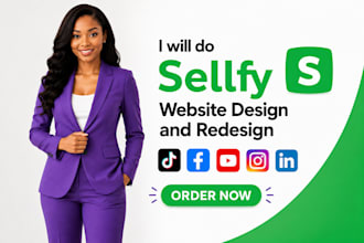 do sellfy website design and redesign