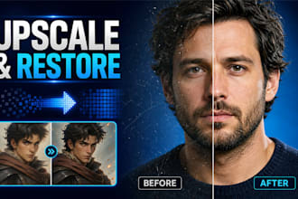 upscale restore and enhance your ai or low resolution images