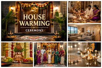 edit cinematic USA housewarming, wedding and event videos professionally