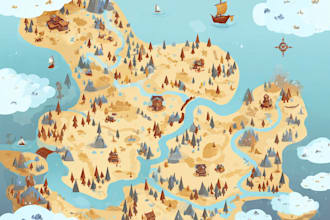 a custom premium quality battle map for, fantasy