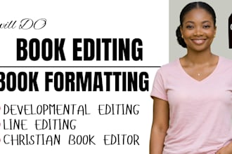 developmental editing christian book editing fiction nonfiction book formatting