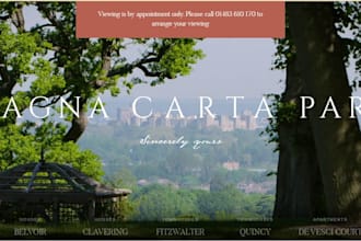 design a luxury real estate website, realtor website using wix website