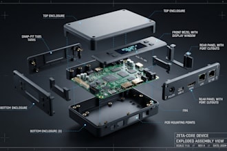 design electronic product enclosure pcb housing industrial cad 3d prototype