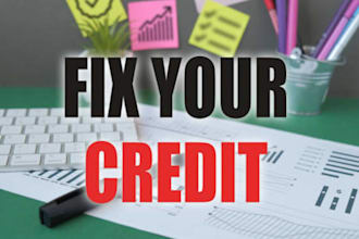 credit repair, late peyment, charge off, inquiry remove, boost score, collection