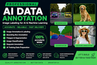 professionally annotate images and label data for ai training