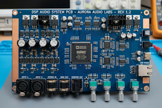 design dsp audio pcb for amplifiers, mixers and digital audio systems