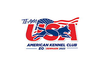 design american kennel club european open team logo