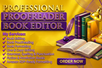 book editing and book formatting with book proofreading fiction nonfiction book