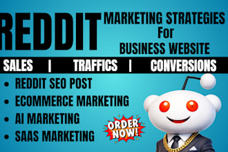promote reddit seo post for business website ai app crypto saas management