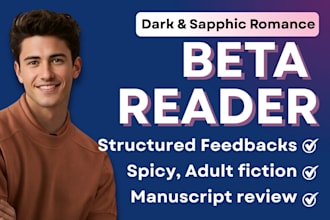 avidly beta read and critique dark and sapphic romance manuscripts