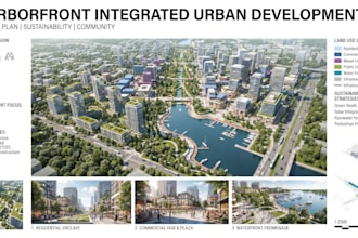 create 3d landscape renderings urban design and town planning animations
