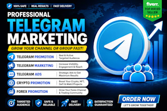 do telegram promotion and marketing, crypto and forex promotion and telegram ads