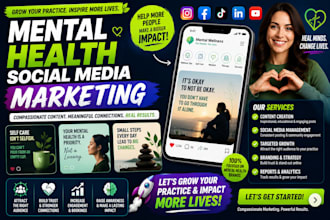manage mental health social media marketing with care and strategy