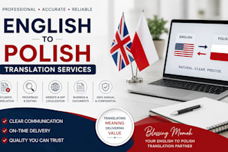 translate english to polish professionally and accurately