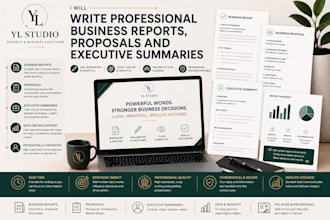 write professional business reports proposals and executive summaries