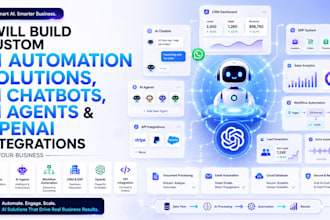 build custom ai solutions and automation for your business
