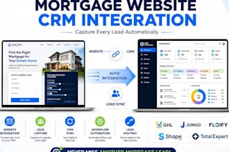 integrate mortgage website with shape, jungo, floify, ghl, total expert