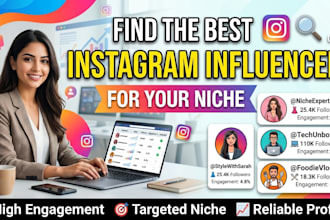 find best instagram influencer  for your niche