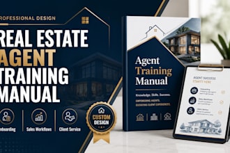 design a real estate agent training manual