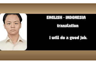 work very well to translate english to indonesia