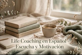 be your life coach for self esteem and motivation
