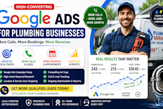 generate plumbing and drain service leads via google ads