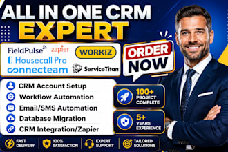 setup connecteam workiz housecall pro fieldpulse servicetitan zapier integration