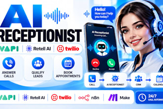 build an ai receptionist with vapi, retell ai and twilio