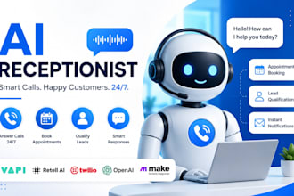 build ai receptionist with vapi, retell ai, twilio and openai gpt