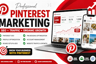 pinterest SEO optimization, profile enhancement, and organic account growth