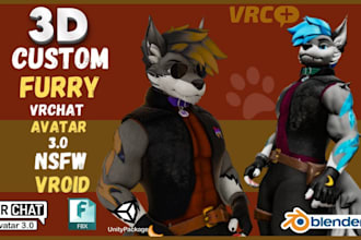 do custom vrc avatar vr character furry avatar anime nsfw avatar for vrchat