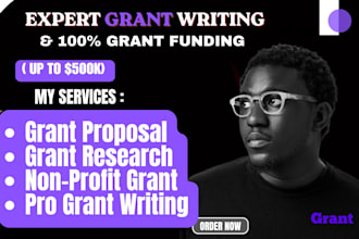do grant writing, grant research, apply for business grant or non profit grant