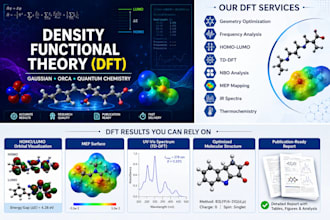 dft calculations using orca for molecular property analysis