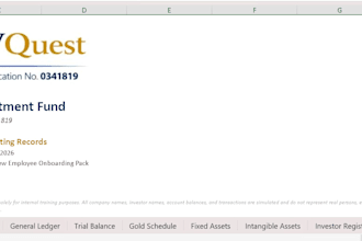 provide fund accounting training package using gold investments