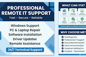 fix your PC issues with remote IT support