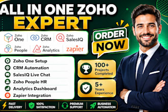 setup zoho one zoho salesiq zoho people zoho analytics zoho zapier integration