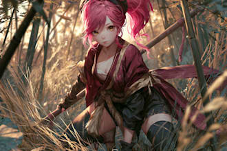 draw anime character design, oc and original characters