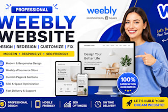 customize weebly website design redesign weebly store development expert