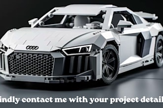 create custom lego moc cars, houses, trucks, bikes with PDF and XML parts list