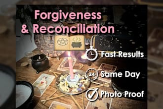 cast fast working apology spell, reconciliation spell