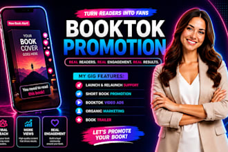 do viral booktok promotion, amazon kdp book marketing and ebook marketing