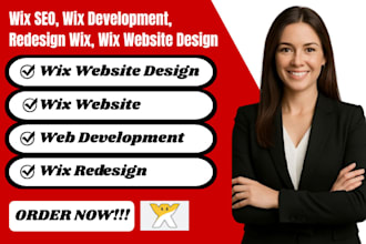build wix SEO, wix development, redesign wix, wix website design