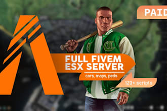 professionally setup a lag free fivem esx rp server