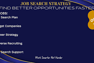 create a personalized job search strategy for your career