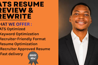 review and rewrite your ats resume for your dream job