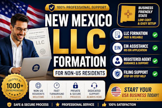do new mexico llc formation llc registration and ein for non residents