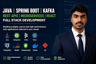 fix your java application bugs or rest apis or kafka