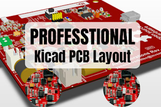 design professional kicad pcb layout and design with gerber files