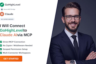 connect gohighlevel to claude ai with mcp server