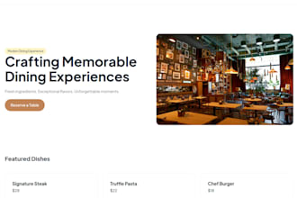 do a simple but modern webpage